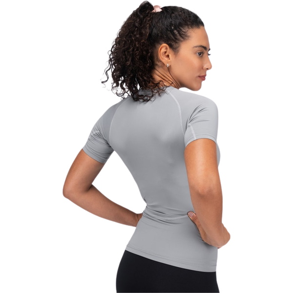 2026 Zhik Womens Eco Spandex LT Short Sleeve Baselayer Top DTP-0167-W-PLT - Platinum